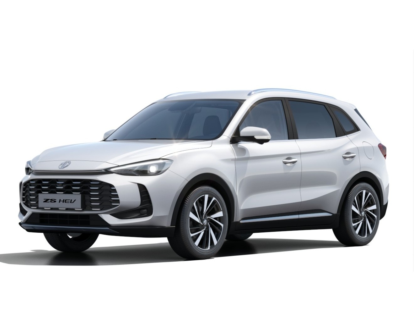 MG ZS HEV Dover White Exclusive